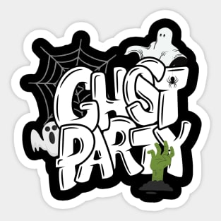 Ghost Party Sticker